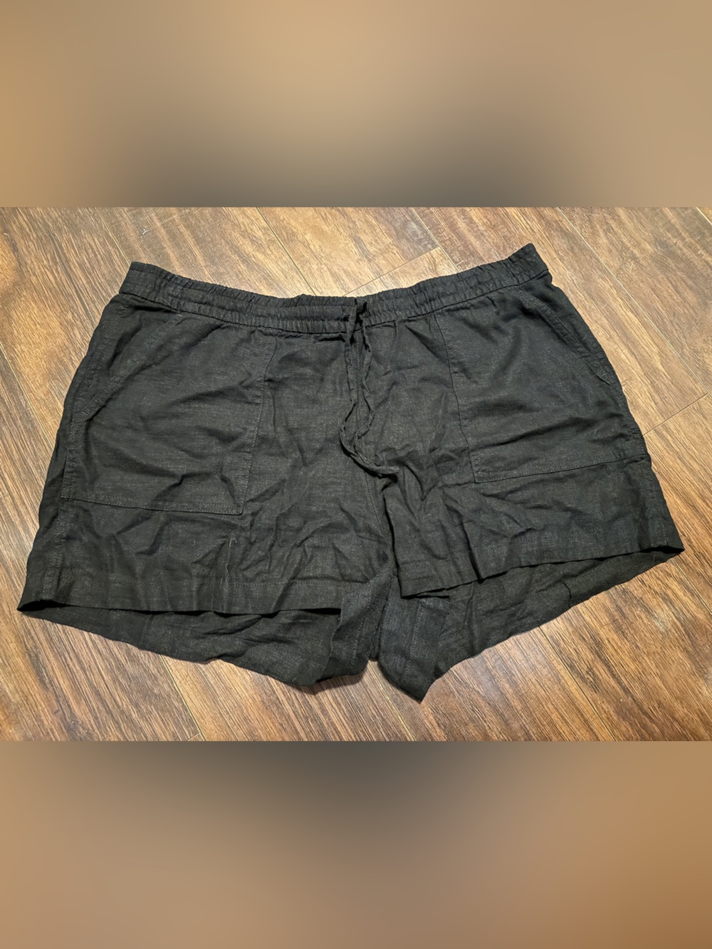 J. Crew Black Elastic-Waist Shorts